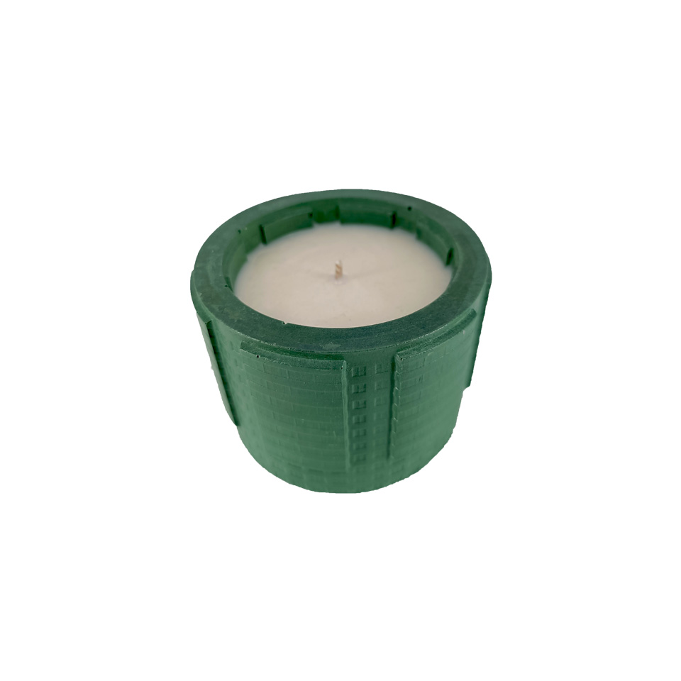 Свеча «Круглый дом». Гипс