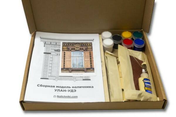 Сборная модель наличника «Улан-Уде» 
