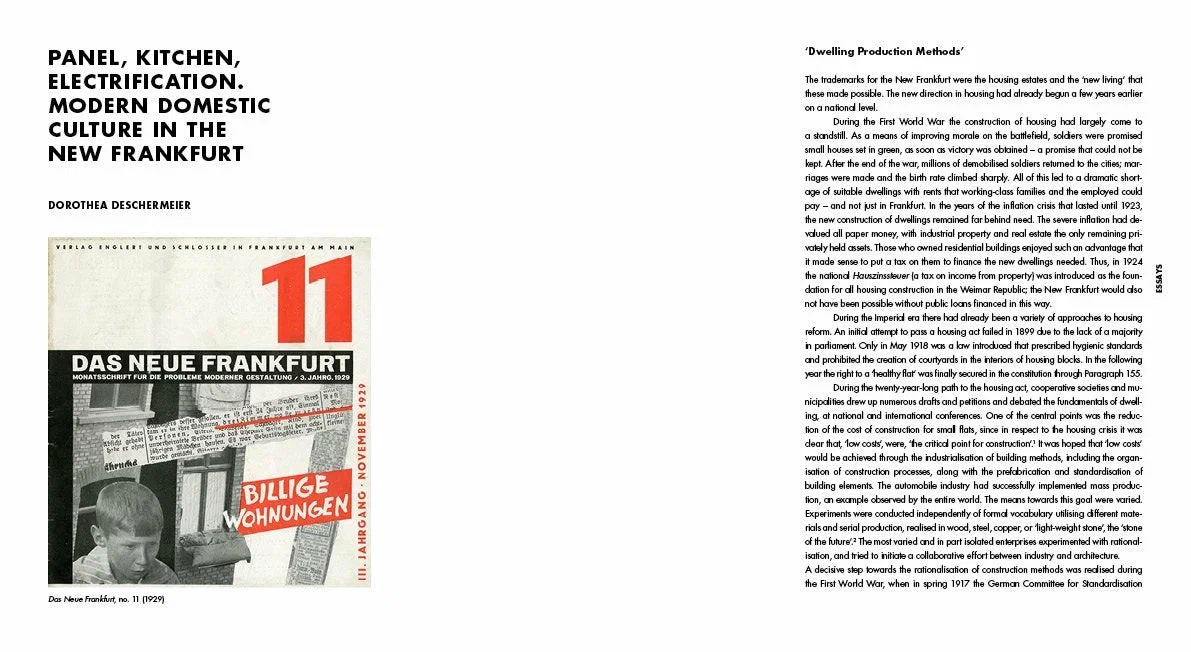 New Human, New Housing. Architecture of the New Frankfurt 1925–1933 