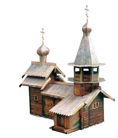 Часовня Михаила Архангела. Картонная модель