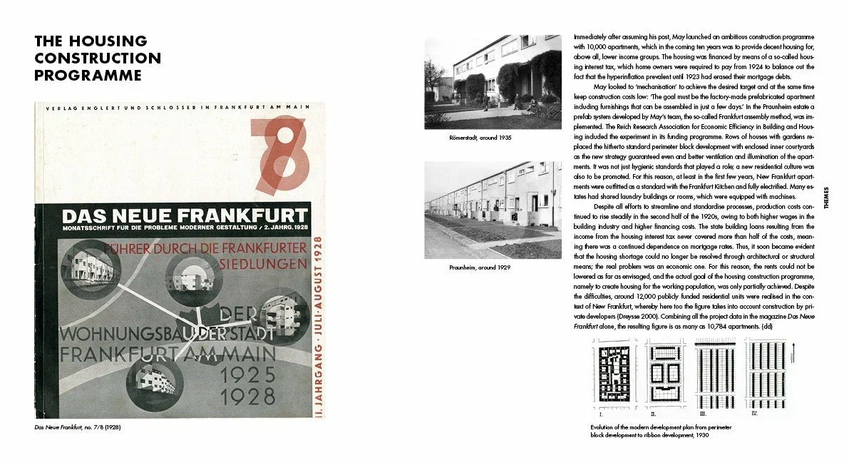 New Human, New Housing. Architecture of the New Frankfurt 1925–1933 