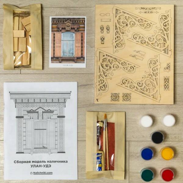 Сборная модель наличника «Улан-Уде» 