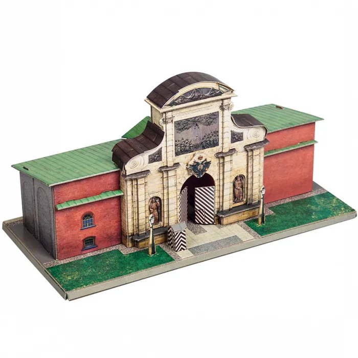 Петровские ворота. Картонная модель