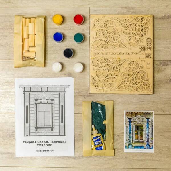 Сборная модель наличника «Хорлово»