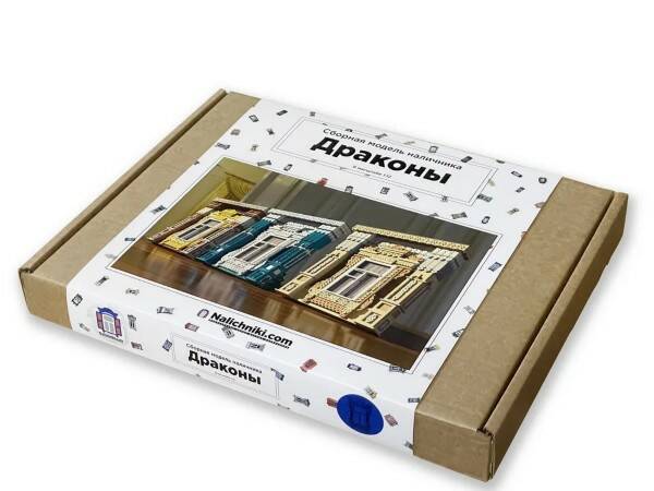 Сборная модель наличника «Драконы»