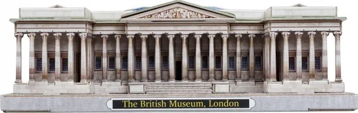 Британский музей. Картонная модель