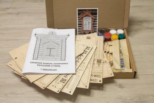 Сборная модель наличника «Русский стиль»