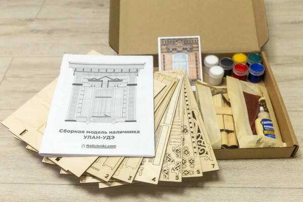 Сборная модель наличника «Улан-Уде» 