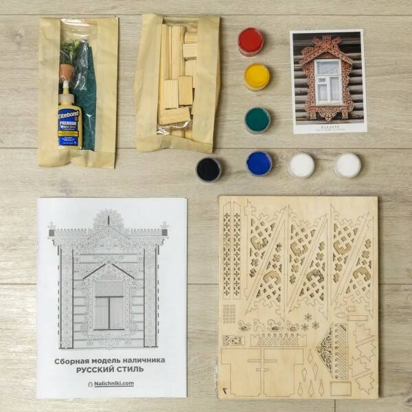 Сборная модель наличника «Русский стиль»
