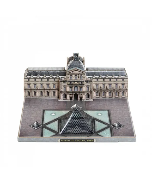 Музей Лувр. Картонная модель