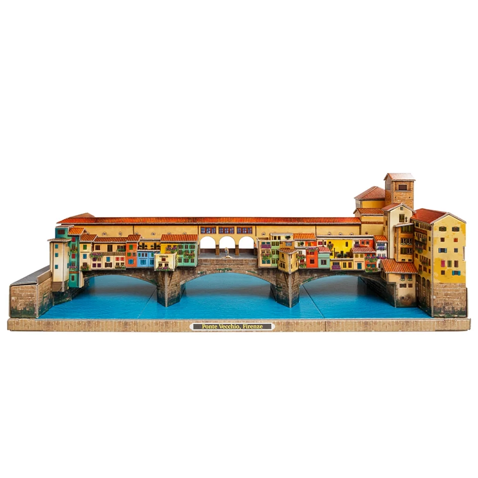 Мост «Ponte Vecchio». Картонная модель