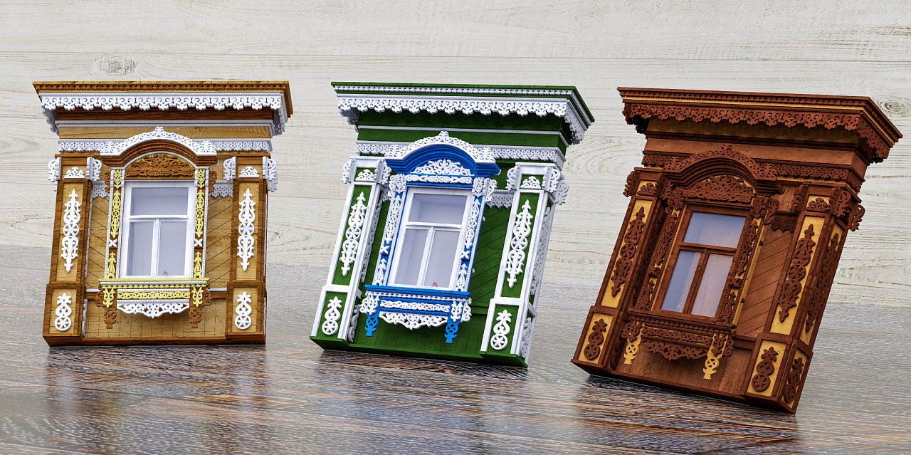 Сборная модель наличника «Суздаль»