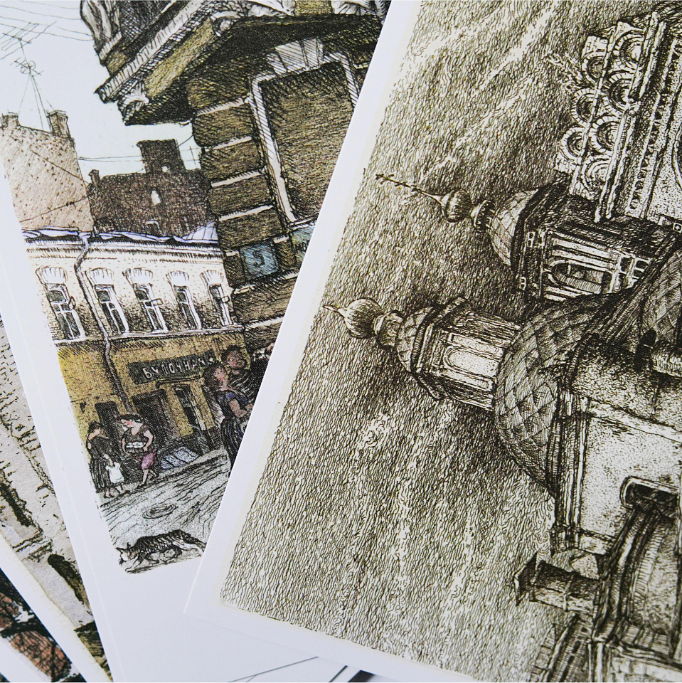 Наборы открыток «Уголки старой Москвы»