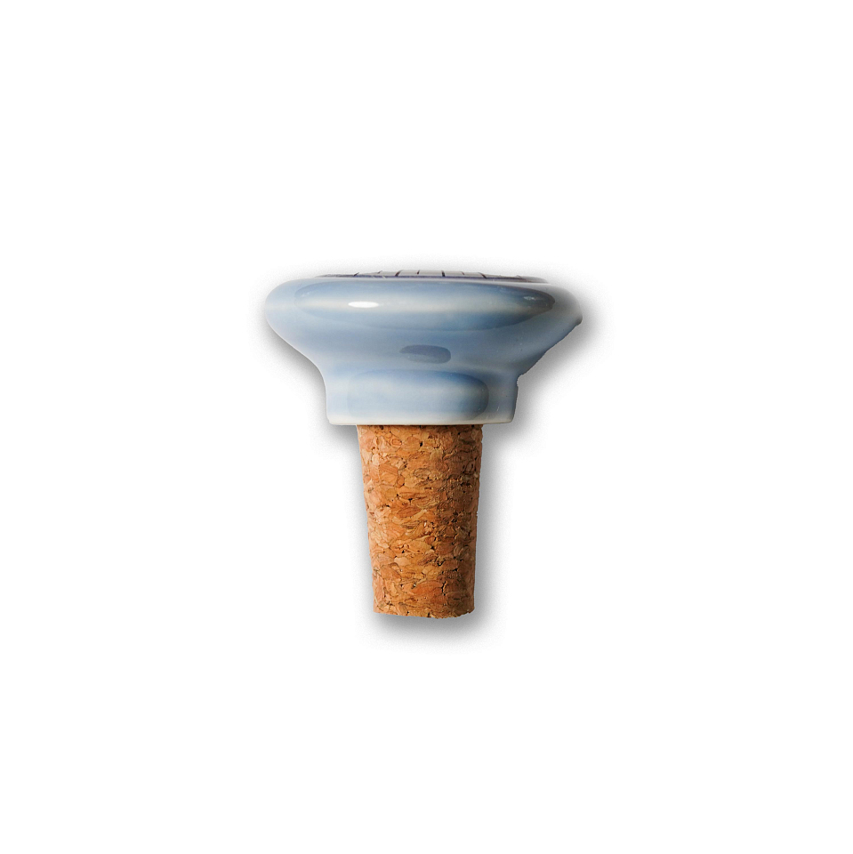 Пробка для вина «Архитектурная фантазия». Голубая