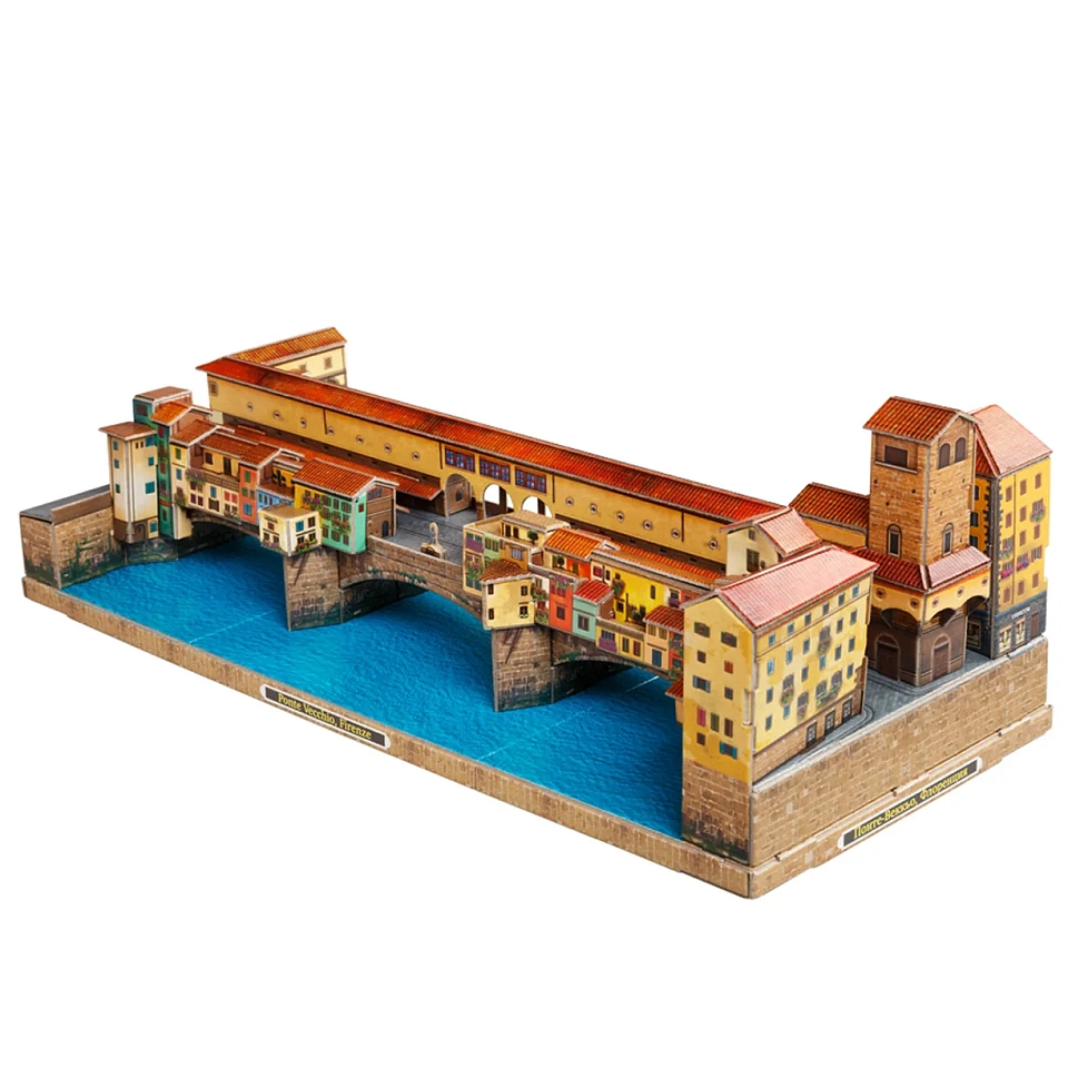 Мост «Ponte Vecchio». Картонная модель