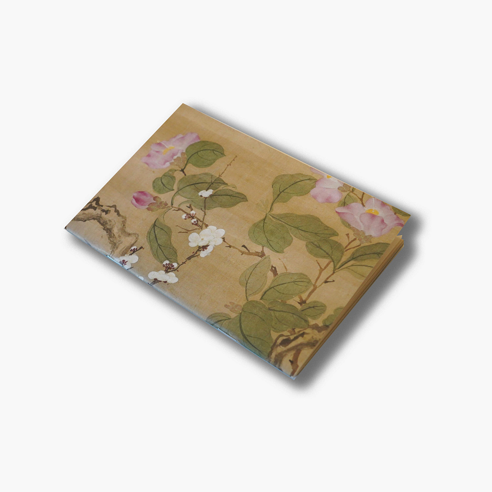 Блокнот. Сто цветов (фрагмент «Сакура и камелия»)