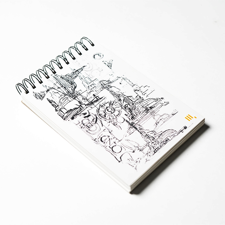 Скетчбук «Владимир Щуко. Дворец Советов»