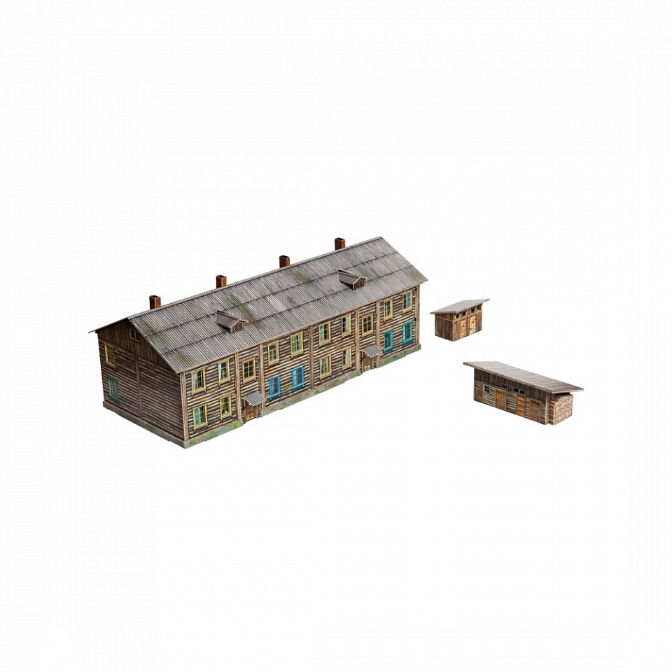 БАРАК. Картонная модель