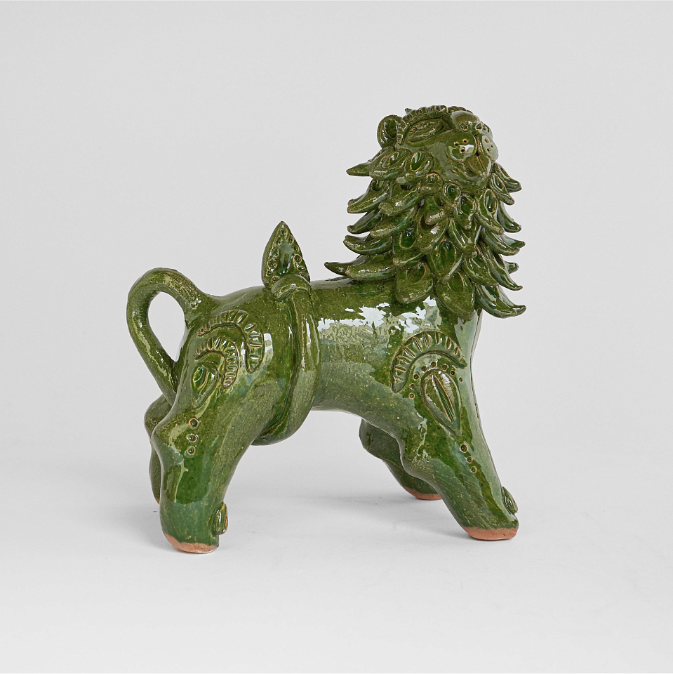 Керамическое изделие «Лев». Средний размер