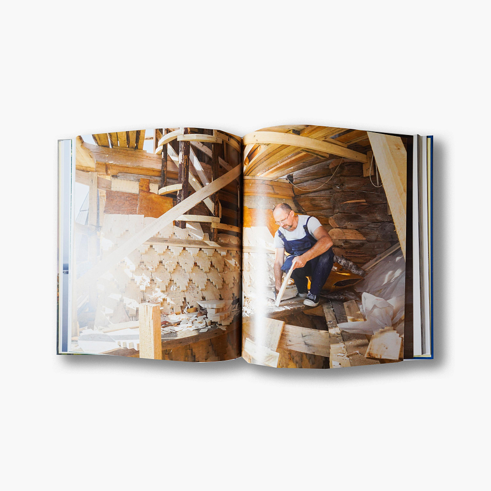 Реставрация церкви Преображения Господня на острове Кижи