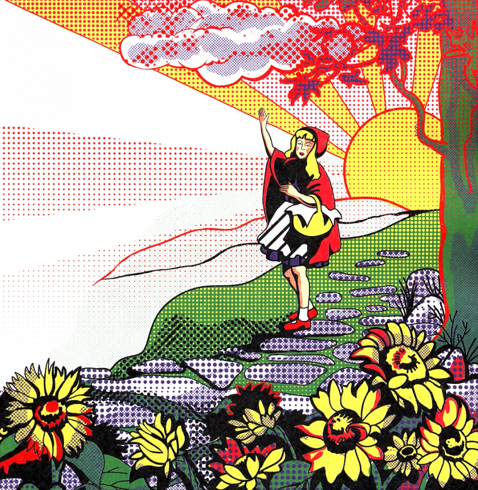 Красная Шапочка в стиле Поп-Арт