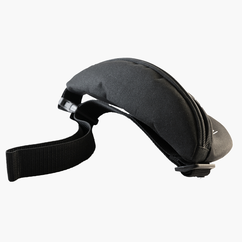 Сумка поясная «Мельников / Melnikoff». Чёрная