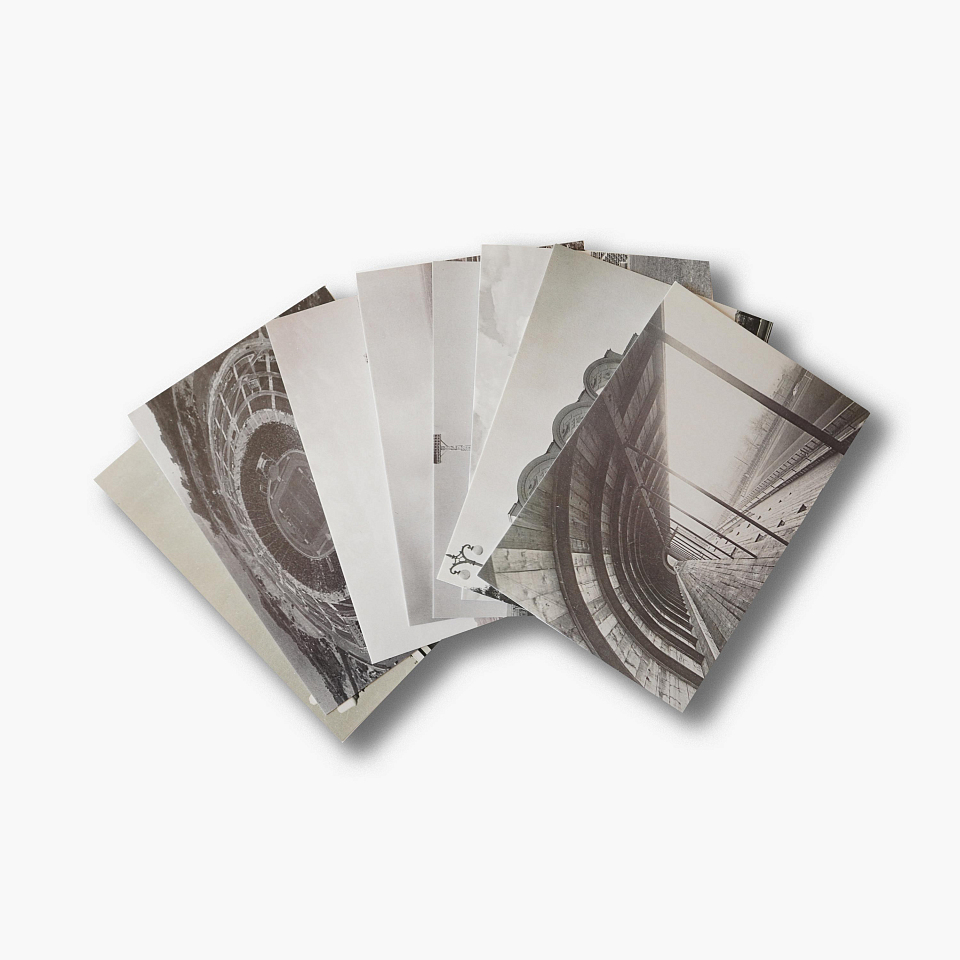 Набор открыток «Архитектура Стадионов. Города». Оранжевый