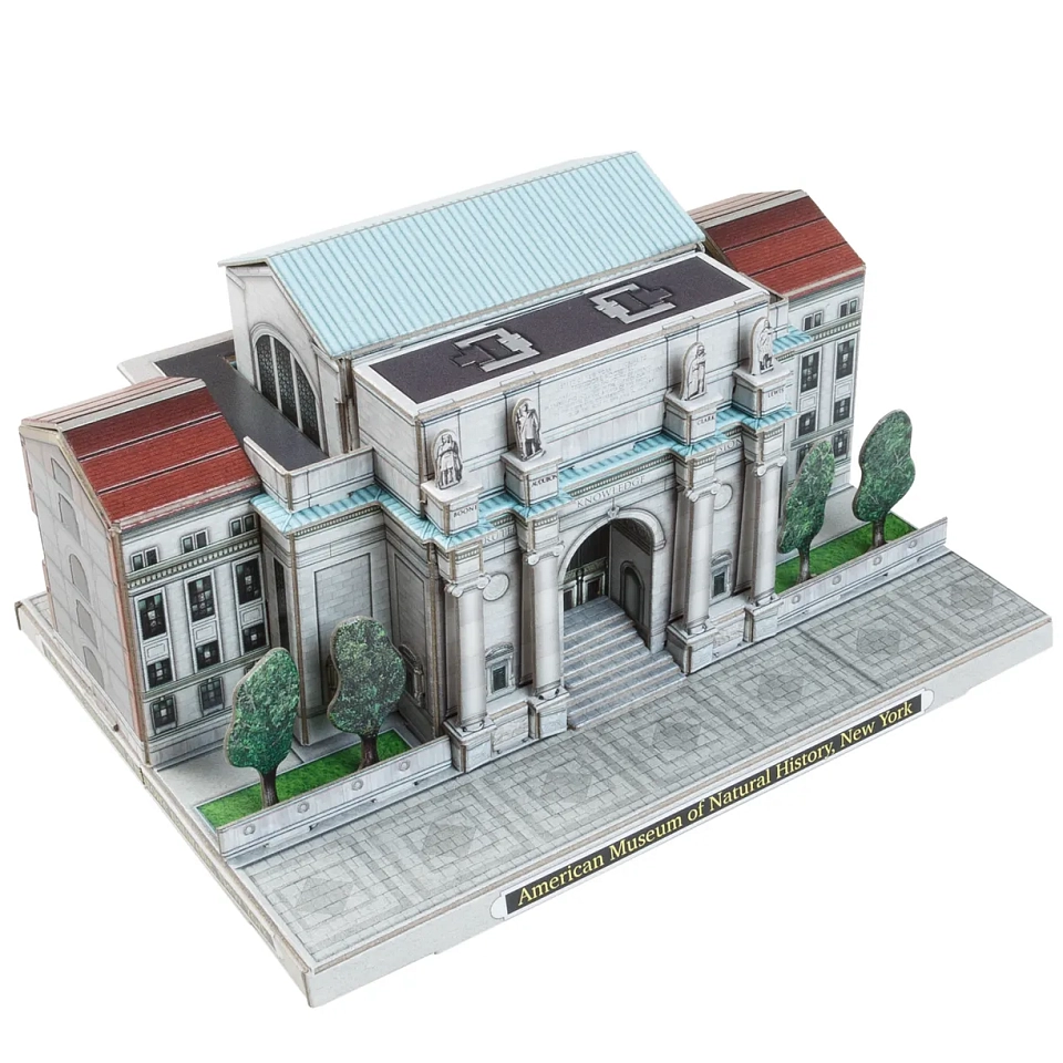 Американский музей естественной истории. Картонная модель