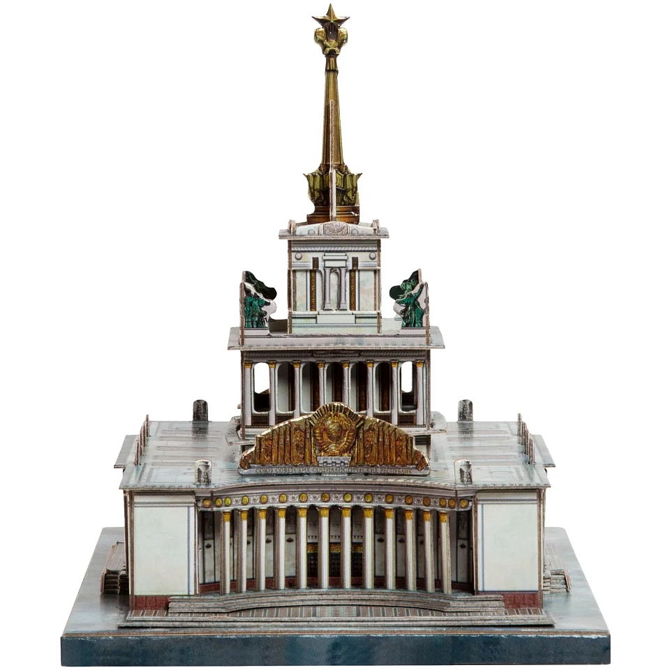 Павильон №1 «ЦЕНТРАЛЬНЫЙ» ВДНХ. Картонная модель