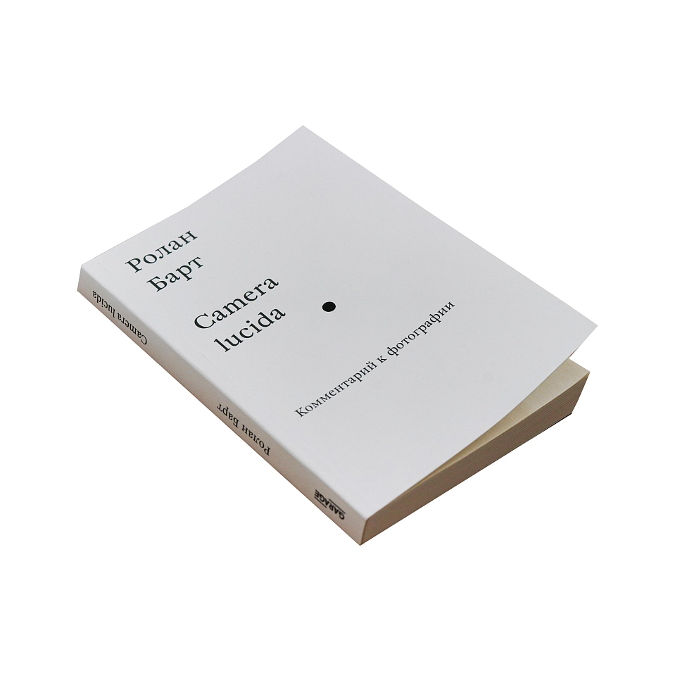 Camera lucida. Комментарий к фотографии