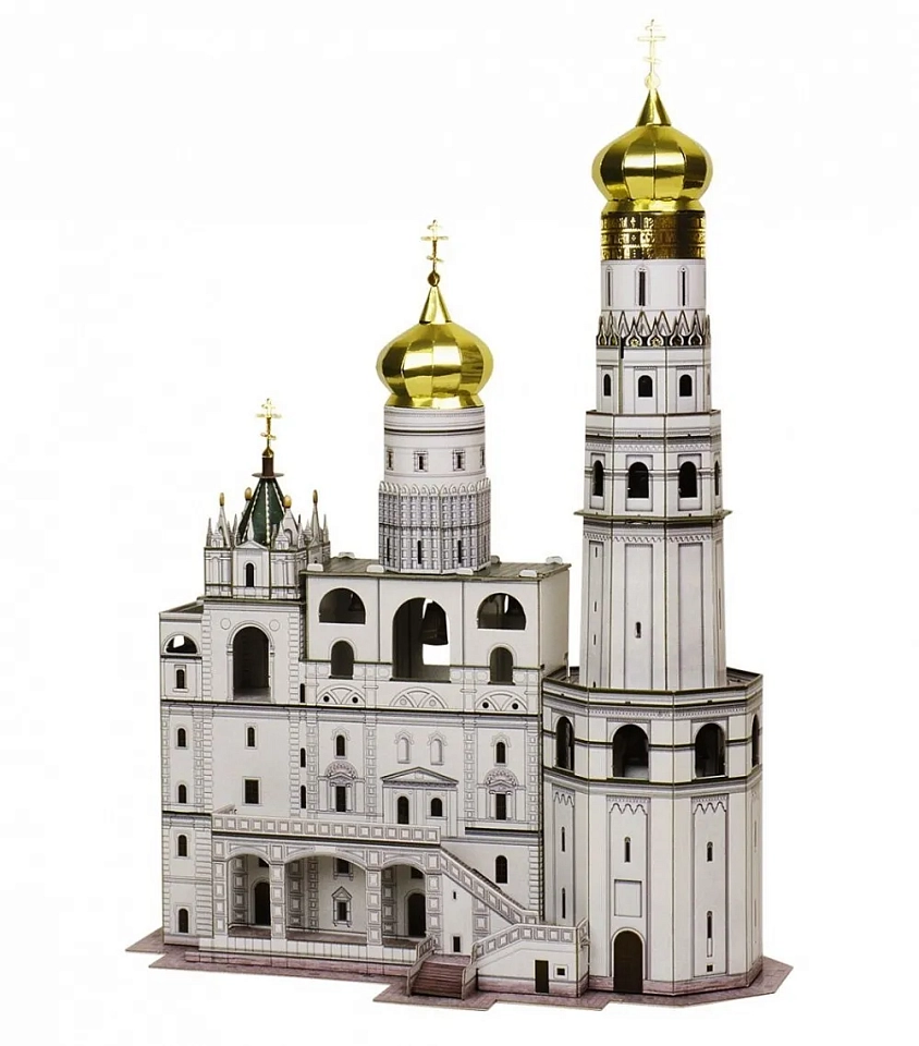 Колокольня Иван Великий. Картонная модель