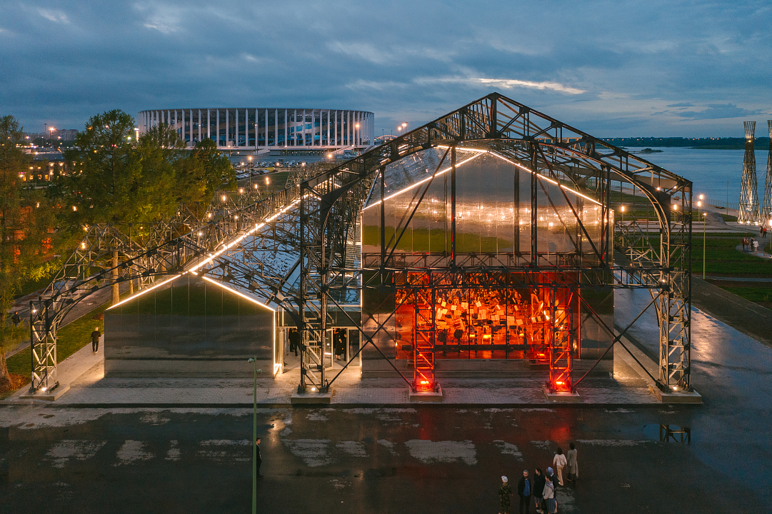 Пакгаузы в Нижнем Новгороде, 2022. Реконструкция по проекту архитектурного бюро СПИЧ. Автор фото: Дима Четыре. Предоставлено архитектурным бюро СПИЧ