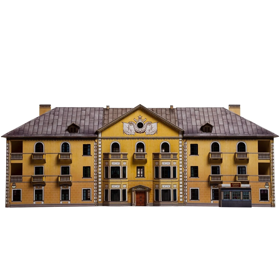 Сталинка. Картонная модель